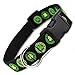 Irish Dog Collar with Celtic Knots on Black, X-Large Dogs 50lb - 80lbs (Collar: 1