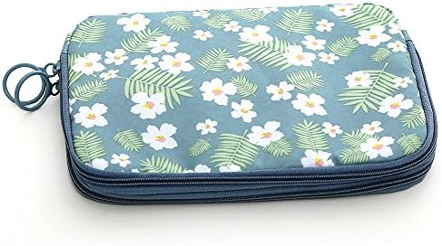 Travel Wallet for Girl & Women - Passport Wallet, Passport Wallet Clutch Bag Money Organizer (Flower)