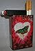 Cigarette Case Red Butterfly with Built on Lighter Holder
