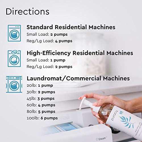 Puracy Liquid Laundry Detergent Refill1,4 Dioxane Free, Natural, Scent