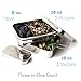 ECOlunchbox Three?in?One GIGANTIC Bento Box (49?oz) – 3?Piece Jumbo Stainless Steel Lunch Container – Plastic?Free, Non?Toxic, Nestable, Dishwasher-Safe for Big Appetites, Not Leak-Proof