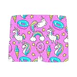 INTERESTPRINT Boys’ Unicorns, Donuts Rainbow Boxer Brief Underwear(5T-2XL)