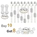 Safety Locks, 10 Pack Baby & Child Safety Locks and 8 Pack Corner Protector Combo, for Cabinet, Refrigerator, Door, Toilet Seat, Drawers, Dishwasher, Strong Adhesive, No Tools or Drilling Required