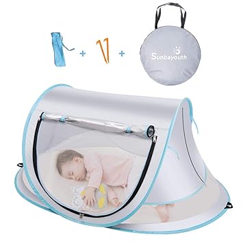 pop up travel crib