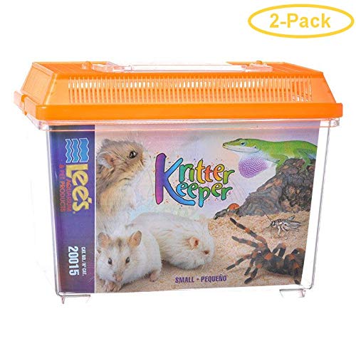 Lees Kritter Keeper With Lid Small - 913 L X 6 W X 663 H - Pack Of 2