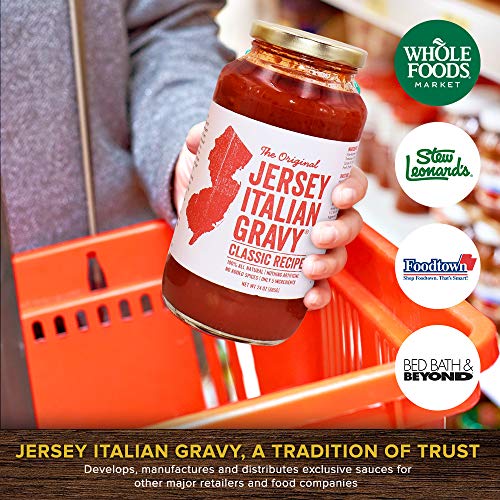 Jersey Italian Gravy24 OZ JarGourmet, All Natural All Purpose Tomato