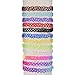 FENICAL Choker Necklace Stretch Gothic Tattoo Henna Elastic Choker Necklace Set 12-Pack
