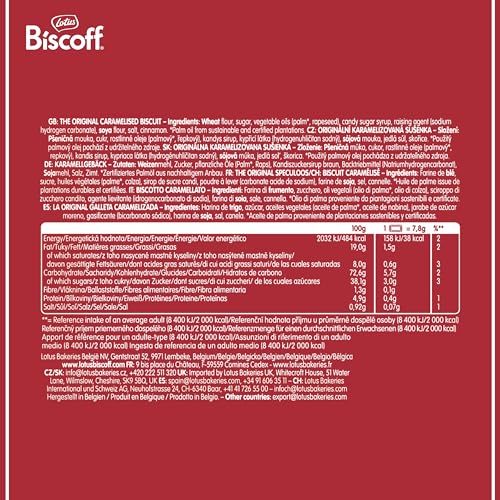 Lotus Biscoff | Karamellisierter Keks | Nur Natürliche Inhaltsstoffe | Vegan | Ohne Farbstoffe oder Zugesetzte Aromen | 1 kg 2