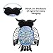 LIFFY Metal Owl Wall Decor - Outdoor Wall Art - Glass Hanging Garden Owl Decor for Patio, Porch or Door, Owl Gifts for Women