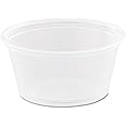 Dart 200PC 2 oz Clear PP Portion Container (Case of 2500)