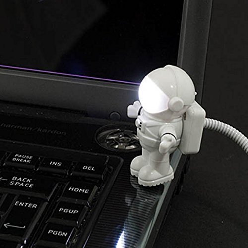 Soondar Hot Sale Brand New Creative Spaceman Astronaut LED Flexible USB Light for Laptop PC Notebook