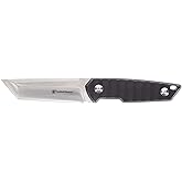Smith & Wesson 24/7 8.5in S.S. Full Tang Fixed Blade Knife with 4in Tanto Blade and G10 Handle with Rigid Sheath for Outdoor,