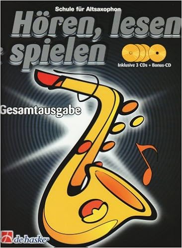 Horen Lesen Spielen Schule Fur Altsaxophon Gesamtausgabe M 4 Audio Cds Amazon De Oldenkamp Michiel Kastelein Jaap Bucher