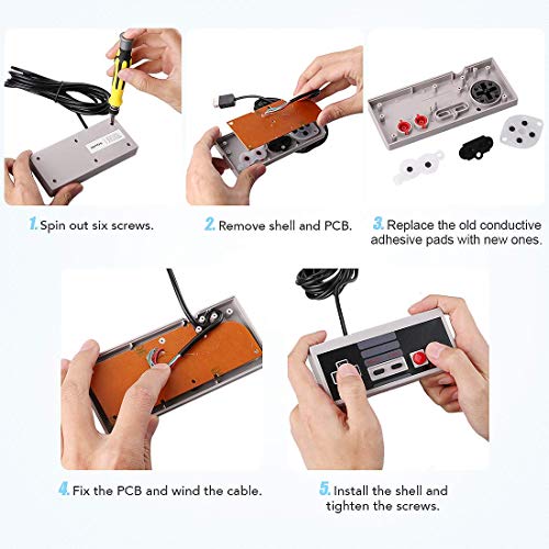 5 Controller+AGPTEK+Extension+Conductive+Replacement