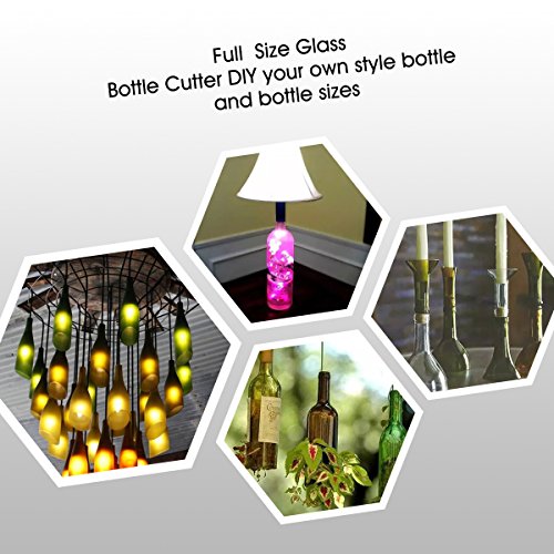Glass Bottle Cutter，Adjust full sized Bottle Cutter DIY Cutting Machine Wine Bottles and Beer Bottles Cutting Tool (Advanced) - Thumbnail 6