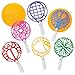 Bubble Wands - Jumbo Colorful Bubble Wand Toy Set - Assortment of Large Wands - For Kids and Adults - 2 Giant Trays Will Make Lots of Bubbles - Boys & Girls Summer Outdoor Fun Bubble Toys - Activity P