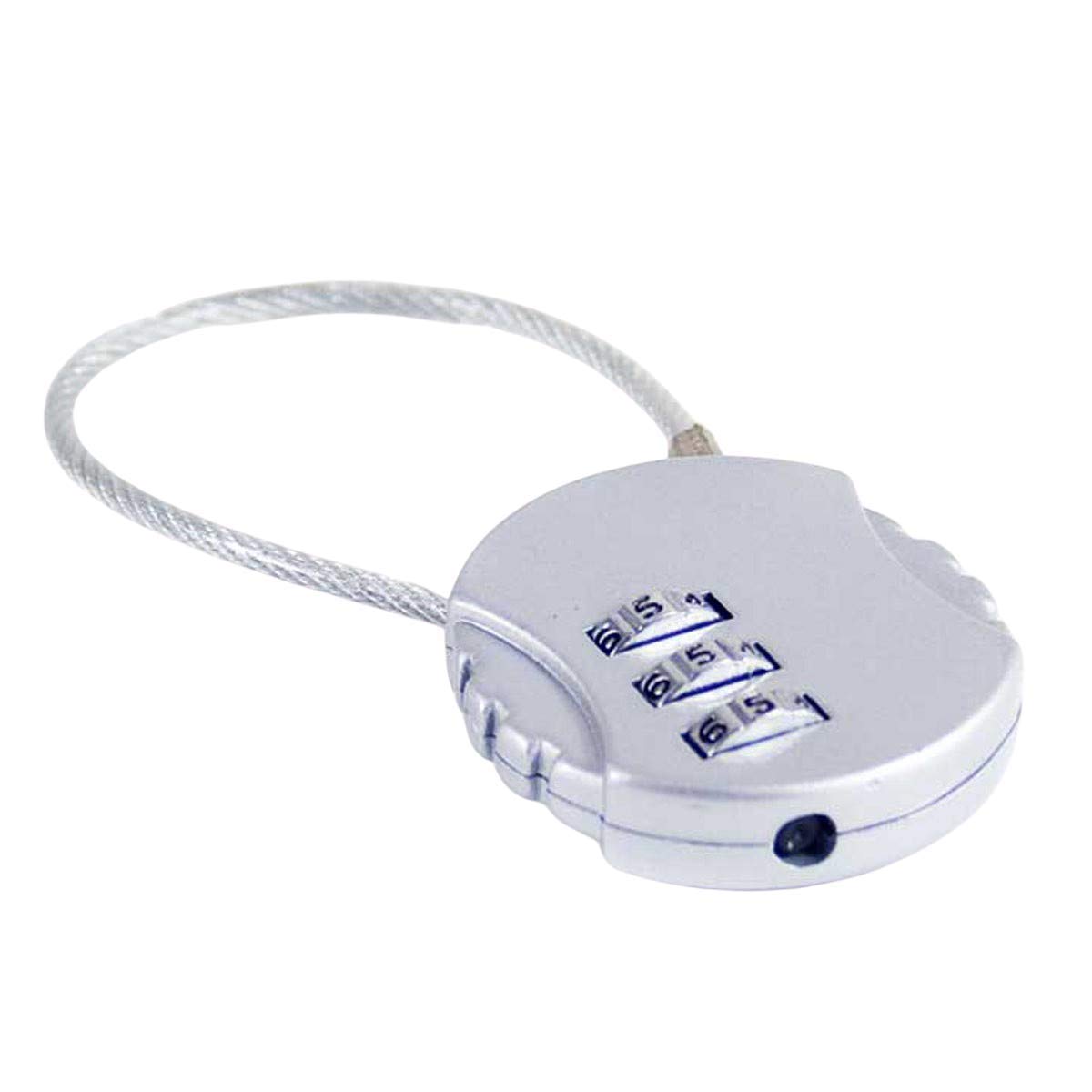 Combination lock padlock made of galvanised steel security lock with 3-digit combination code 45 mm.