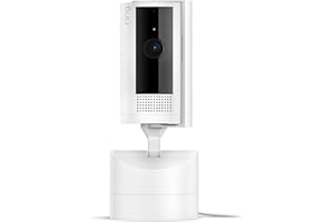 Ring Pan-Tilt Indoor Cam | See all around with 360° pan coverage, HD video, plus Two-Way Talk (2024 release) | White