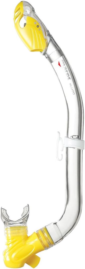 MARES 411486, Snorkel Adult Unisex, unisex adult, 411486, White/Yellow, One Size