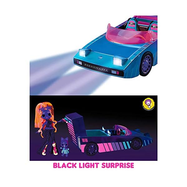 LOL-Surprise-Dance-Machine-Car-with-Exclusive-Doll-Surprise-Pool-Dance-Floor-Magic-Blacklight-Multicolour-Doll-Car-for-Girls-Ages-4 LOL Surprise Dance Machine Car with Exclusive Doll, Surprise Pool, Dance Floor & Magic Blacklight - Multicolour Doll Car…