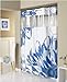 Hookless RBH14MY421 3-in-1 Shower Curtain, Graphic Floral