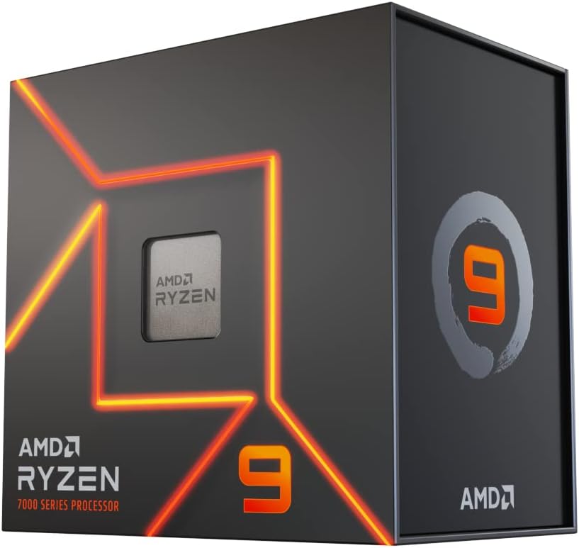 AMD Ryzen 9 7900X Processor 12 Cores 24 Threads AM5 Socket 5.6 GHz Boost