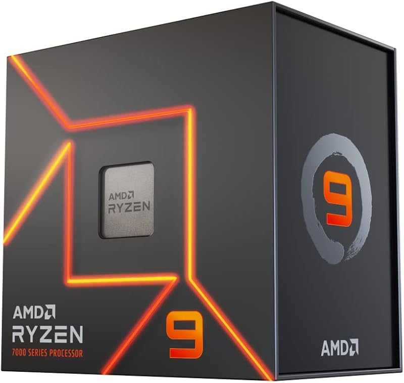AMD Ryzen 9 7900X Processor 12 Cores 24 Threads AM5 Socket 5.6 GHz Boost