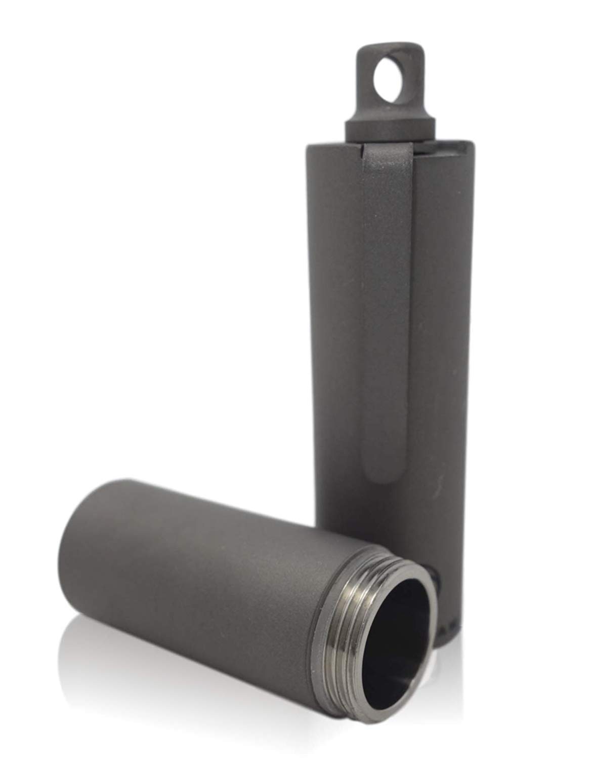 Valtcan Pocket Toothpick Holder Full Titanium Pocket Clip Quick Dispenser Keychain Easy Open