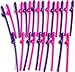 Party Drinking Straws (Pack of 25) For Bachelorette Party or Girls Night Out - 20CM Length - Extremely detailed - Full Pack of Bachelorette Straws