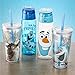 Zak! Designs Insulated Tumbler with Screw-on Lid and Straw featuring Olaf from Frozen, Break-resistant and BPA-free Plastic, 16 oz.