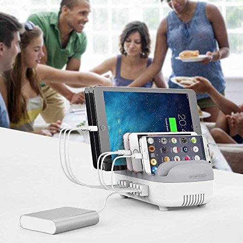 10 Ports Charging Station for Multiple Device, NTONPOWER ETL Listed USB Charging Dock Phone/Tablets  - //coolthings.us