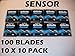 Gillette Sensor - 100 Blades (10 x 10 or 20 x 5 Packs)