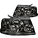 Auto Dynasty Headlight Assembly Factory Style Compatible with F150, Smoke Lens, Pair