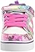 Heelys Girls' Bolt Plus x2 Sneaker, White/Silver/Rainbow, 2 M US Little Kid
