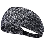 Moisture Wicking Headband for Womens - Workout Sweat band, Soft, Comfortable, Perfect for Working
