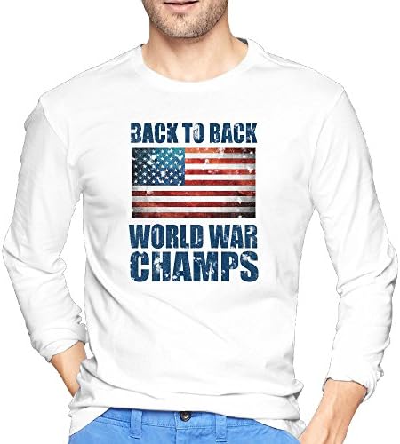 Men's Back To Back World War Champs Wordmark Long-Sleeve T-Shirt