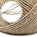 328 Foot 4 Ply 3mm Natural Jute Twine with 100pcs Mini Wooden Clothespins for Gift Wrapping, Picture Hanging, Arts&Crafts, Photo Display