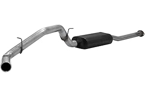 Flowmaster 817519 American Thunder Cat-Back Exhaust Kit 2.5 to 3 Inch 409 Stainless Steel Super 50 Series Muffler 3.5 Inch Tip Side Exit Compatible with 2000-2004 Toyota Tacoma 2.7L 3.4L
