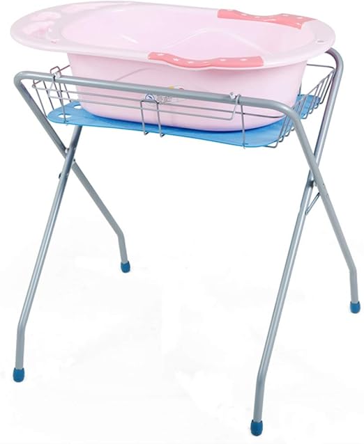 LXYu-Baby Badewanne Badewannenständer für Säuglinge, Windelstation