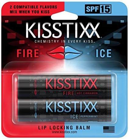 KISSTIXX Lip Balm (SPF 15) - Fire &amp; Ice (2 Balms) by KISSTIXX