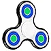 (Upgraded Version) Fidget Spinner, POAO Fidget Toys for ADD, ADHD, Anxiety, and Autism Adult Children (White/Black/Blue)