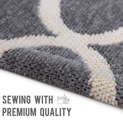 Asrug Moroccan Trellis Non-Slip Area Rug for Living Room Modern Design Carpet Mat for Entry, Patio, High Traffic Areas… 51OEsurRppL