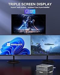 KAMRUI Mini PC, Intel Core i7-10710U