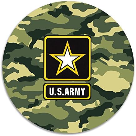 US ARMY Indoor Outdoor Round Doormats 15x15"