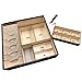 The Broken Token Board Game Organizer - Dead of Winter Compatible Wood Storage Box with Multiple Trays and Dividers