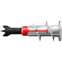 10 Crochets Carrés Fischer Blancs Avec Chevilles 4 Mm - Idéal Pour Cadres Lourds Et Fixation Propre Au Mur