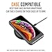 Qi Wireless Charger, Alpatronix 10W Qi-Certified Fast Charge Charging Pad for (10W) Galaxy S10+/S9+/S8+/Note 8 (7.5W) iPhone 12 Series, iPhone 11 Series, and iPhone 8 Series (No AC Adapter) Black