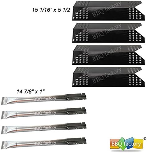 bbq factory® Replacement Nexgrill 4 Burner Grill 720-0670-C Burner, Heat Plate
