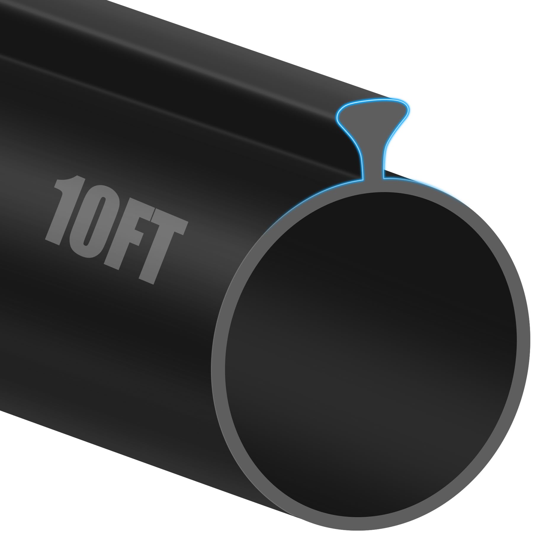 Photo 1 of 10FT Garage Door Seals Bottom Rubber, 0.2" Triangle Weather Stripping Seals for Single Track Weatherproofing Threshold Replacement Strip Fits 10FT Wide or Smaller Doors, Black