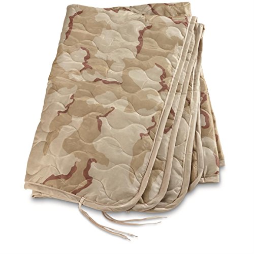 Military Style Poncho Liner Blanket - Woobie (Desert Camo DCU)